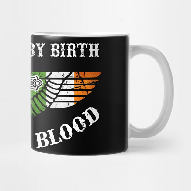 American By Birth Irish By Blood Shirt St Patrick Day Irish by blimbercornbread